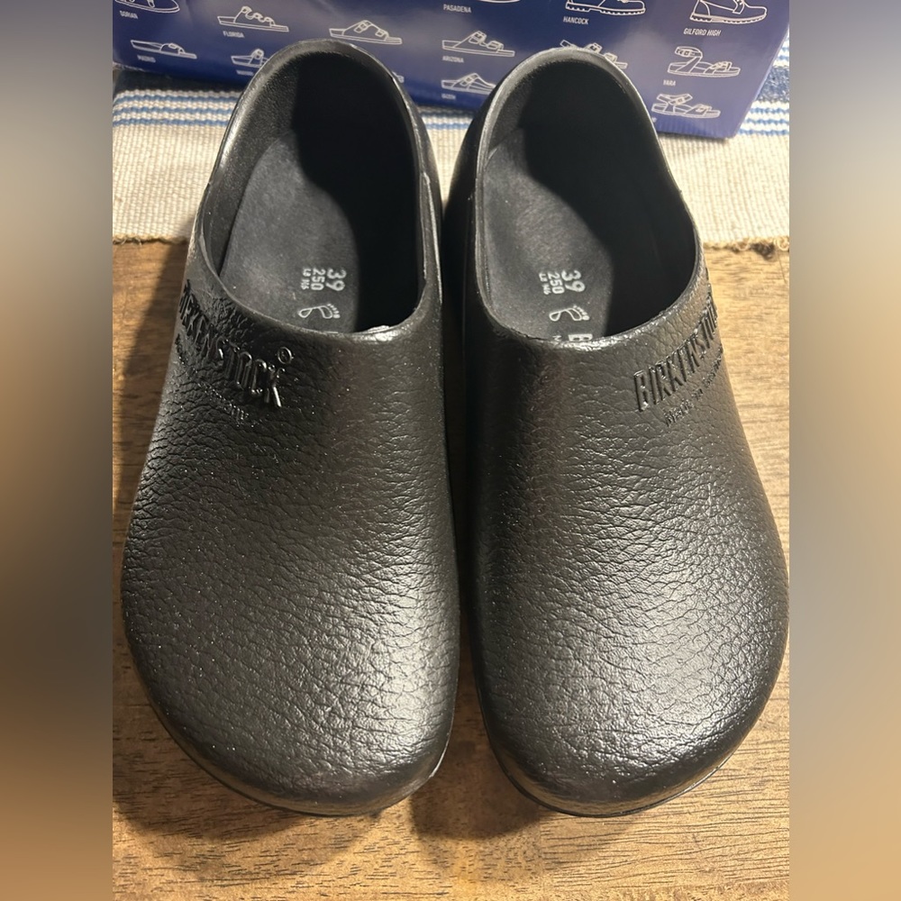 Birkenstock Professional Black Tip Top Shoes